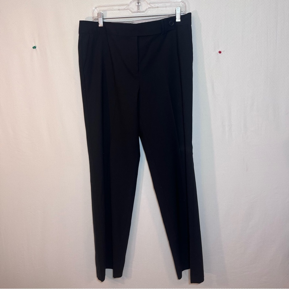 Ann Taylor Womens Black Dress Pants - Tailored Tapered Fit size 12